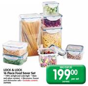 Lock & Lock Food Saver Set - 16 Piece Per Set