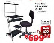 Seattle Desk And Chair