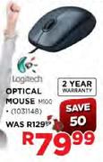 Logitech Optical Mouse (M100)