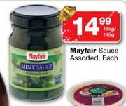 Mayfair Sauce Assorted-165g/145g Each