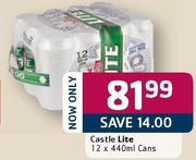 Castle Lite 12x440ml Cans