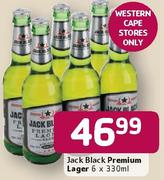 Jack Black Premium Lager-6x330ml