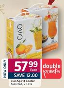 Ciao Spirit Cooler Assorted-2Ltr Each