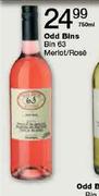 Odd Bins Bin 63 Merlot/Rose-750ml