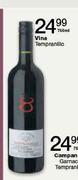 Vina Tempranillo-750ml