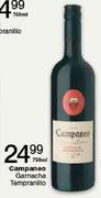 Campaneo Garnacha Tempranillo-750ml