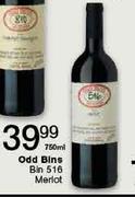 Odd Bins Bin 516 Merlot-750ml