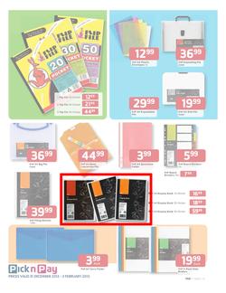 Pick n Pay : Save on Back to School Gear (31 Dec - 3 Feb), page 7