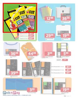 Pick n Pay : Save on Back to School Gear (31 Dec - 3 Feb), page 7