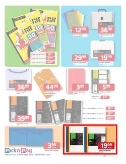 Pick n Pay : Save on Back to School Gear (31 Dec - 3 Feb), page 7
