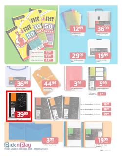 Pick n Pay : Save on Back to School Gear (31 Dec - 3 Feb), page 7