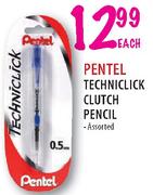 Pentel Techniclick Clutch Pencil Assorted-Each