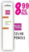 Simple Choice HB Pencils-12's Per Pack