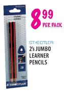 Staeotler Jumbo Learner Pencils-2's Per Pack