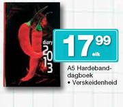 A5 Hardeband-dagboek Verskeidenheid Elk