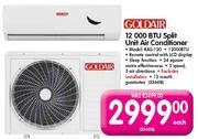 Goldair 12000 BTU Split Unit Air Conditioner-RAS-120 Each