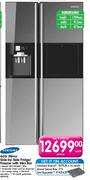Samsung Mirror Side-by-Side Fridge/Freezer with Mini Bar-660Ltr(RS21HFLMR1/XFA)