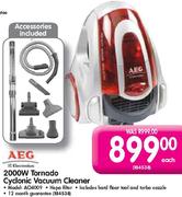 AEG 2000W Tornado Cyclonic Vacuum Cleaner-AQ4009 Each