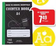 A4 Hardcover Books-192 Pages
