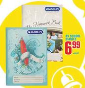 A5 School Diaries-Each