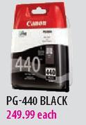 Canon PG-440 Black Cartridges-Each