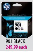 HP 901 Black Cartridge-Each