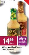All Joy Veri Peri Sauce Assorted-250ml Each