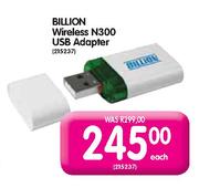 Billion Wireless N300 USB Adapter