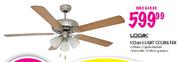 Logik 3 Light Ceiling Fan-132cm