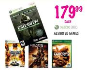 XBOX360 Assorted Games Each