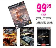 PSP Assorted Games Each