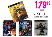 PS3 Assorted Games Each