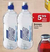 Bonaqua Pump Still Water-750ml Each