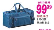 Blue Juice 3 Pocket Travel Bag