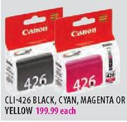 CLI-426 Black, Cyan, Magenta Or Yellow-Each