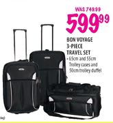 Bon Voyage 3-Piece Travel Set