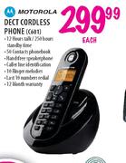 Motorola Dect Cordless Phone (C601)-Each