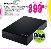 Seagate 2TB External Hard Drive
