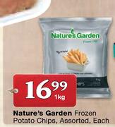 Nature's Garden Frozen Potato Chips Assorted-1kg