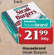 Housebrand Steak Burgers-800gm