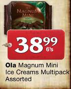 Ola Magnum Mini Ice Cream Multipack Assorted-6's Pack
