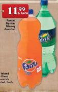 Fanta/Sprite/Stoney-2L Each