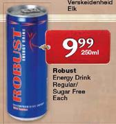 Robust Energy Drink Regular/Sugar Free-250ml Each