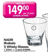 Nadir Ilhabela Whisky Glasses-Per 12 Pack