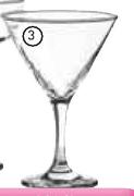 Fiesta Nadir Martini Glasses-Per 6 Pack