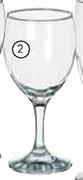 Nadir White Wine Glasses-Per Pack