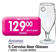 Arcoroc Cervoise Beer Glasses-Per 6 Pack