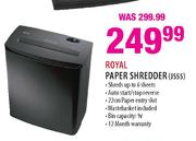 Royal Paper Shredder (JS55) Each