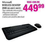 Microsoft Wireless Desktop 2000(MS.MMJ-0015) Each
