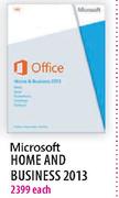 Microsoft Home And Business 2013 Each